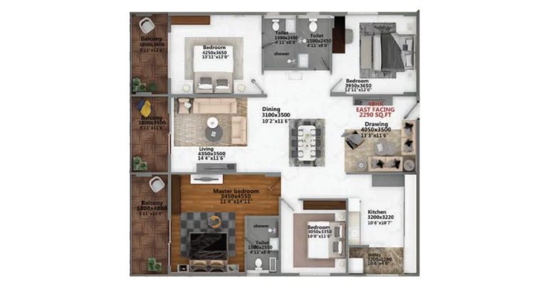 Abhee Silicon Shine Phase2 4bhk