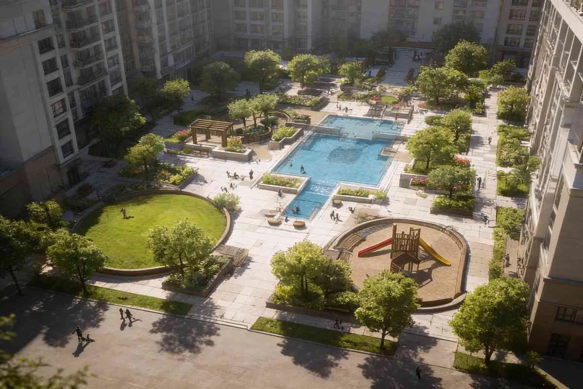 poolside at abhee new dimension