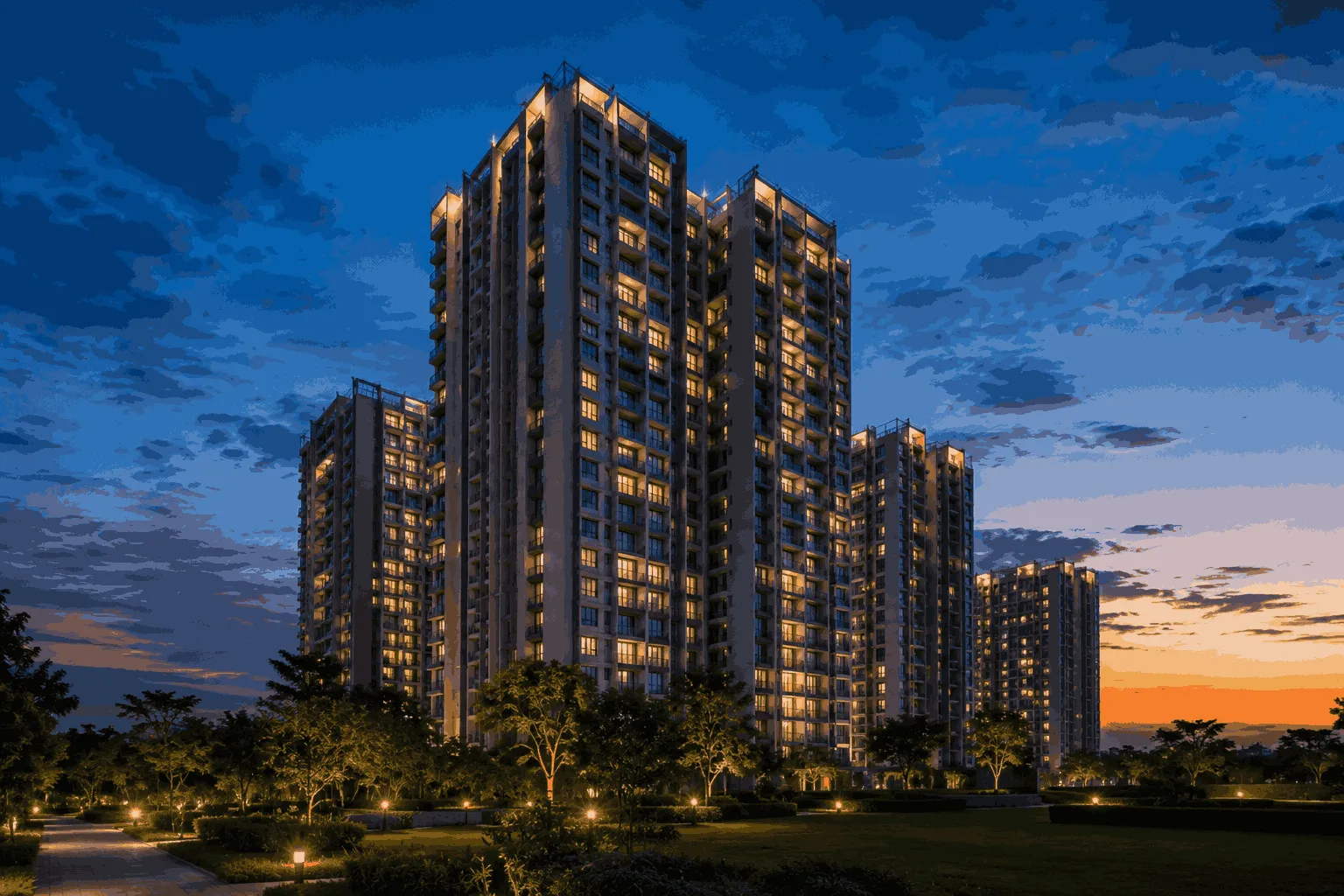 Abhee Celestial City Gunjur