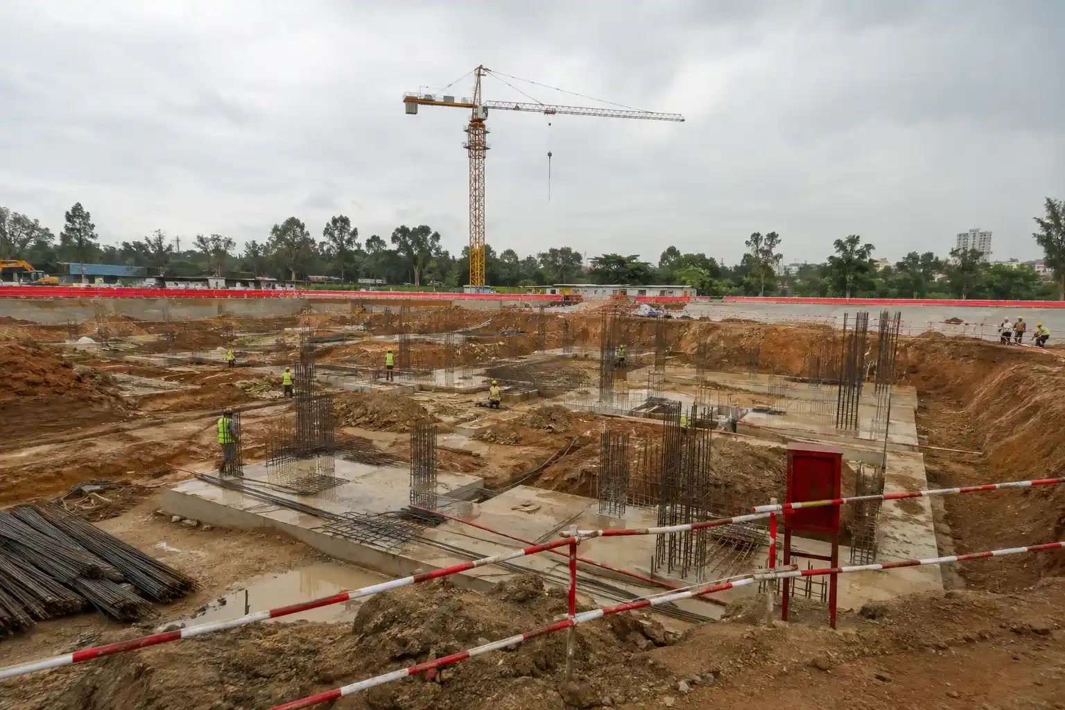 Abhee City Urban Glenn Phase 1 foundation construction